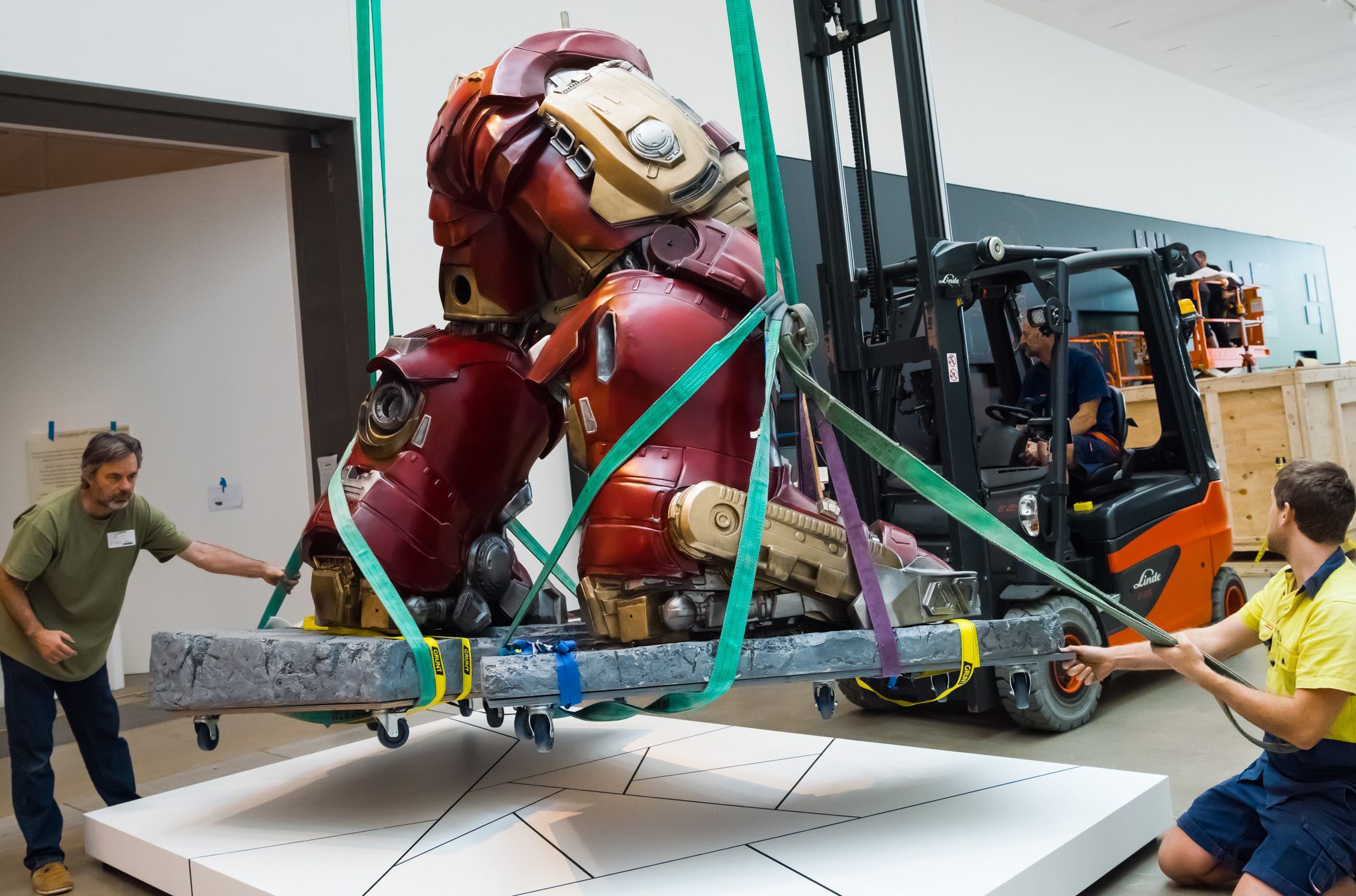 Marvel Installation of Hulkbuster