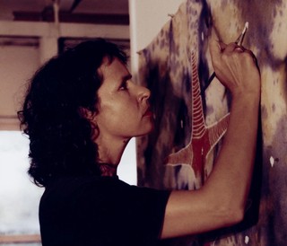 Painting for the Venice Biennale, Sydney 1997 / Photograph: Jenni Carter, Art Gallery of New South Wales, Sydney