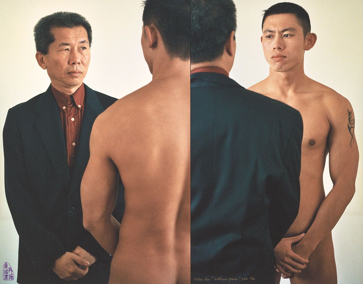 William Yang, Australia b.1943 / Alter ego 2001 / Digital inkjet print on rag paper / 68 x 88cm / Courtesy: William Yang