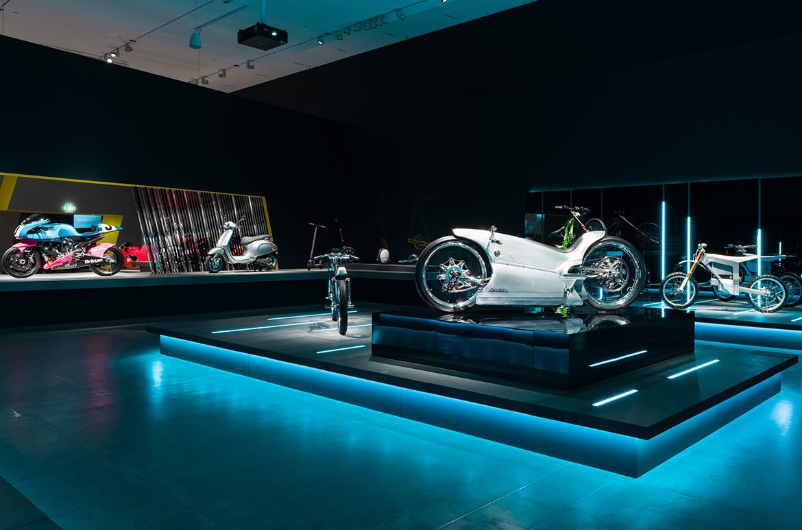 ‘The Motorcycle: Design, Art, Desire’, Gallery of Modern Art (GOMA), Brisbane / Photograph: Natasha Harth © QAGOMA