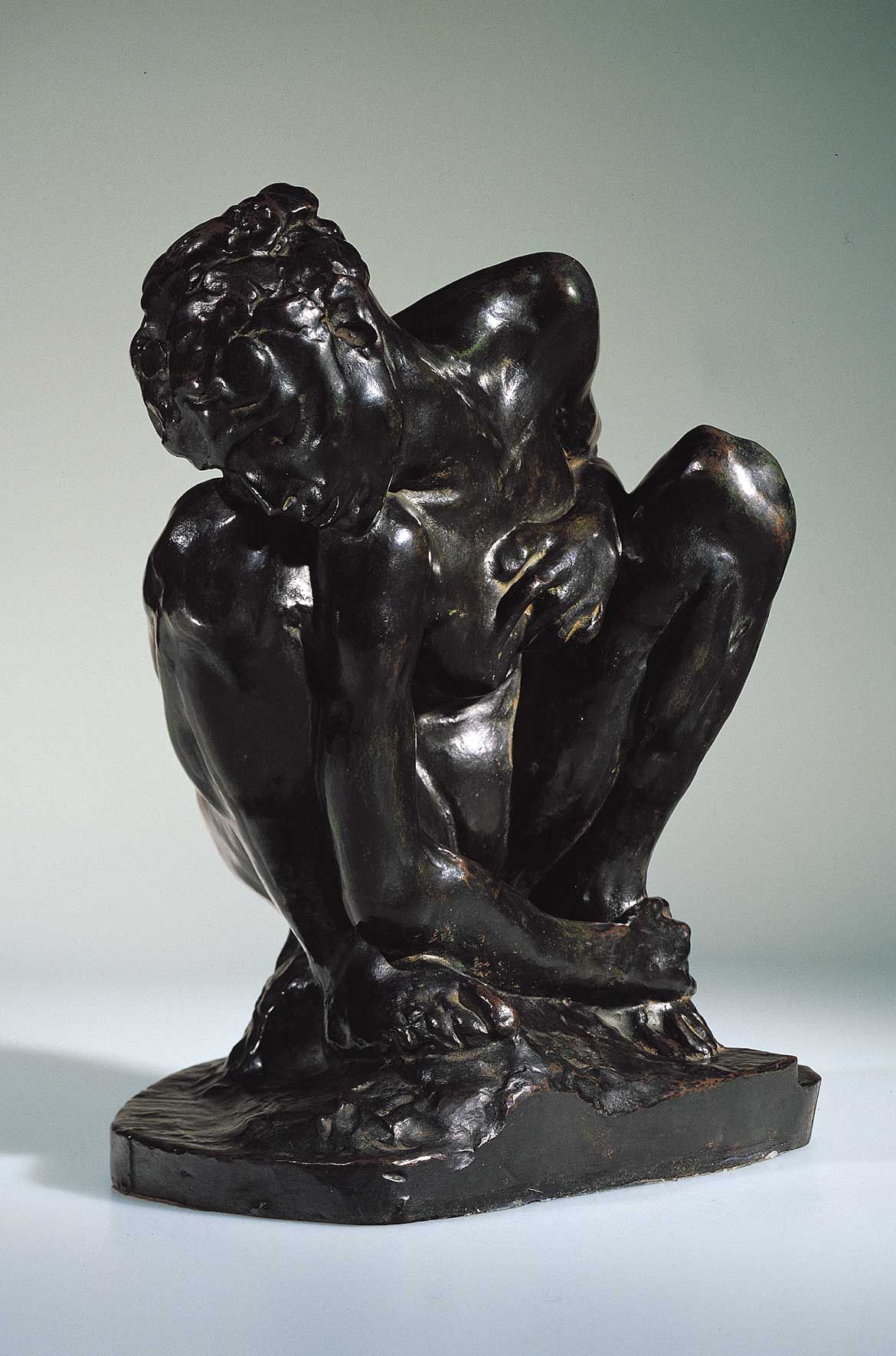 Auguste Rodin, France 1840-1917 / La femme accroupie (The crouching woman) 1880-82, cast 1955 / Bronze / 32 x 27 x 20.5cm / Purchased 1955 / Collection: Queensland Art Gallery | Gallery of Modern Art