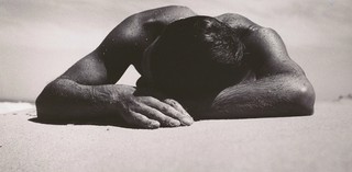 Max Dupain, Australia 1911-1992 / Sunbaker 1937, printed early 1970s / Gelatin silver photograph on paper / Purchased 1995. Queensland Art Gallery Foundation / Collection: Queensland Art Gallery / © The artist