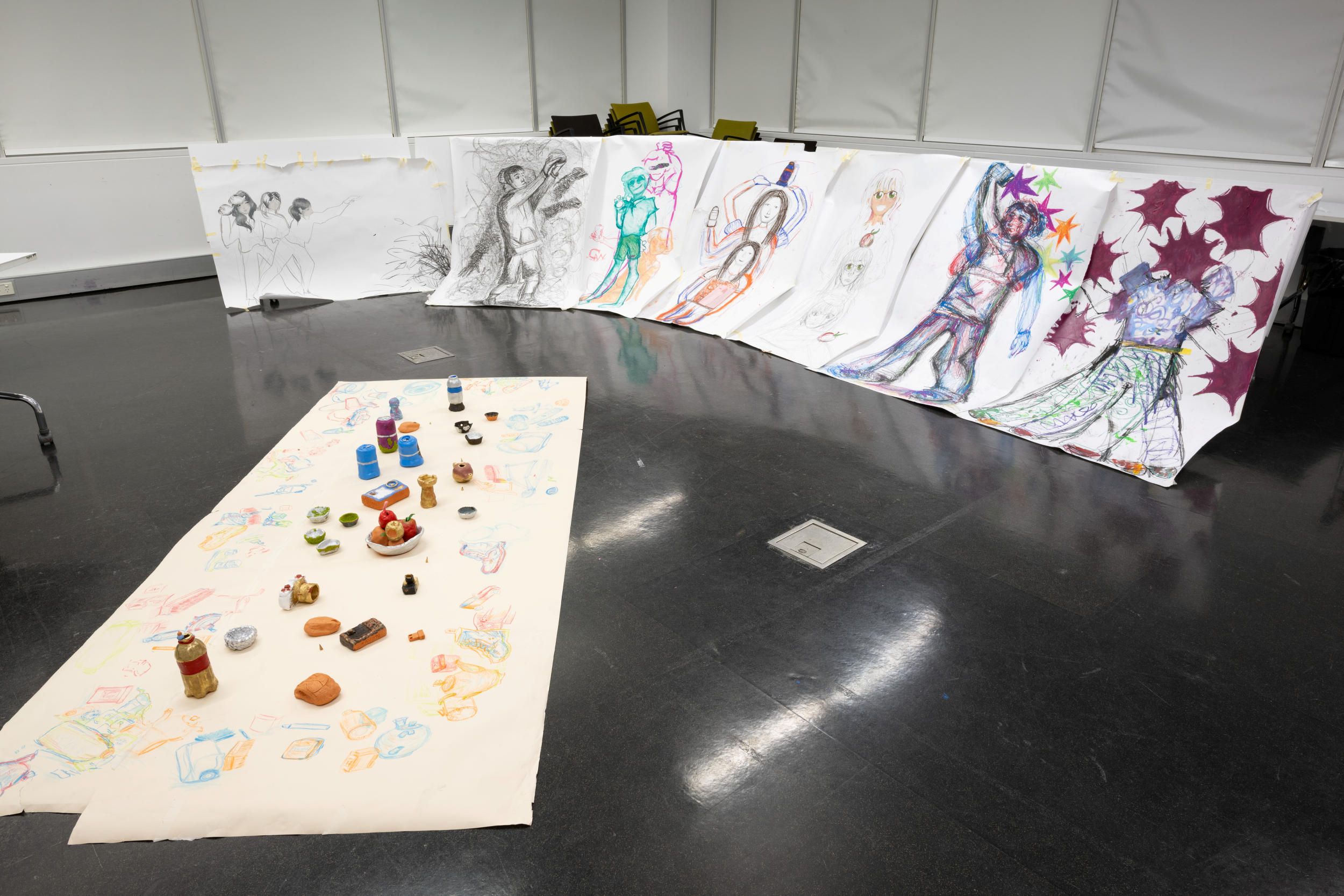 Artwork on display in Art Academy culminating exhibition / Photograph: N Umek © QAGOMA