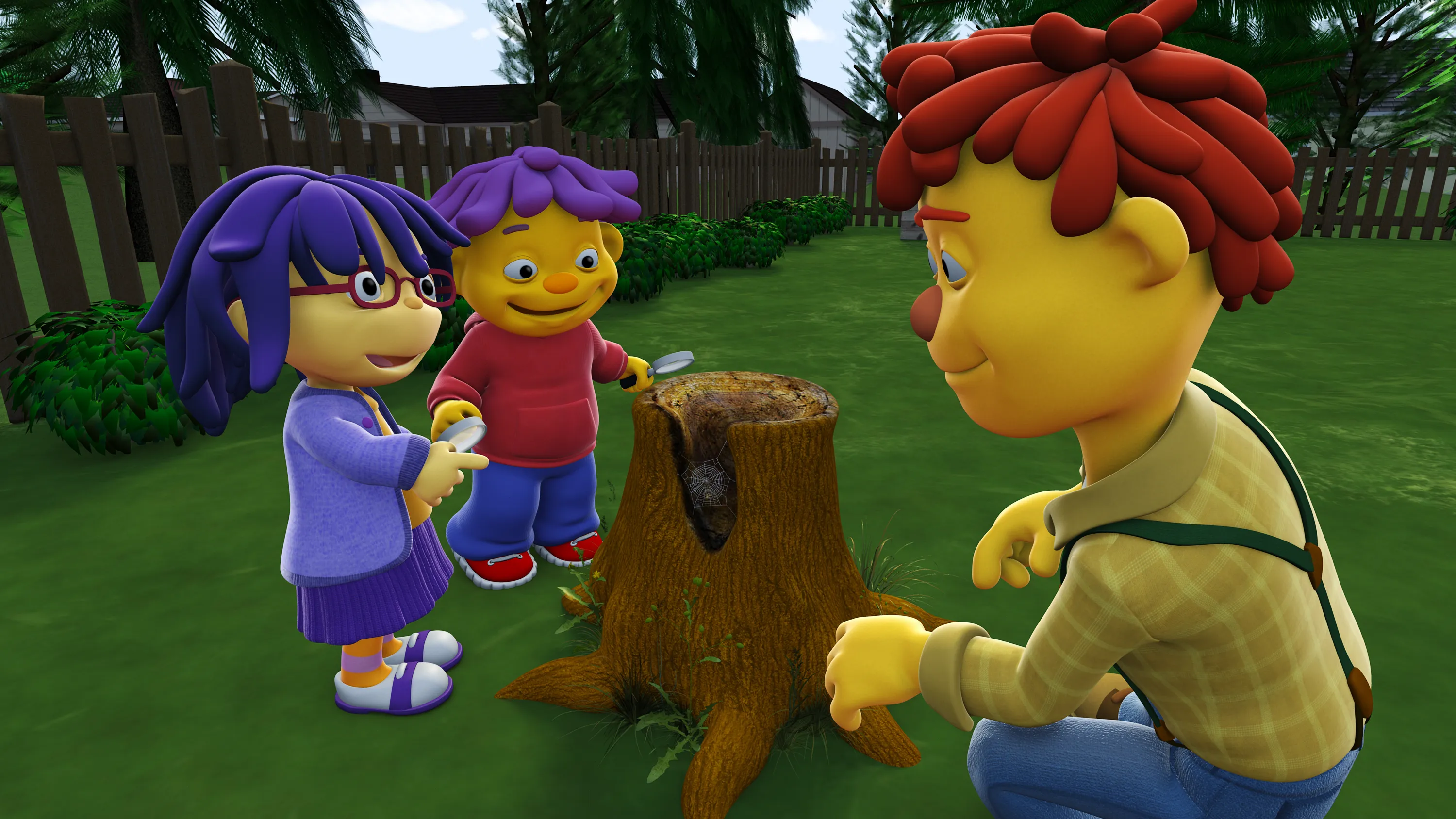 Production still from Sid the Science Kid ('Save our Stump!' episode) 2011 / Director: Greg V. Fera / Image courtesy: The Jim Henson Company
