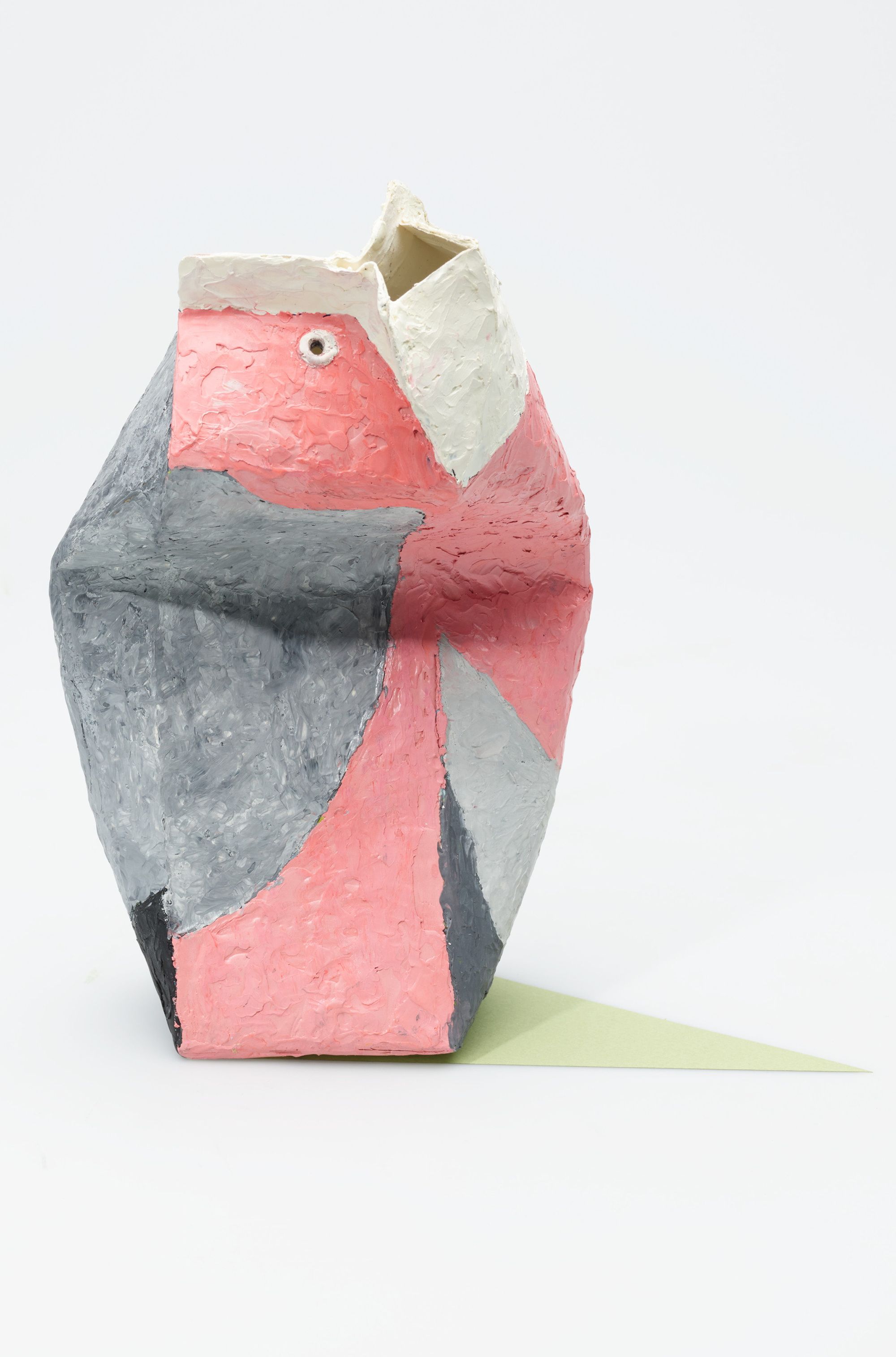 Madeleine Kelly, Germany/Australia b.1977 / Galah (from 'Spectra of birds' series) 2014-15 / Encaustic on cardboard with paper and text / 40 parts ranging from 8 x 11 x 11cm to 27 x 9 x 9cm / Purchased 2015 with funds from the Josephine Ulrick and Win Schubert Diversity Foundation through the QAGOMA Foundation / Collection: Queensland Art Gallery | Gallery of Modern Art / © Madeleine Kelly/Copyright Agency