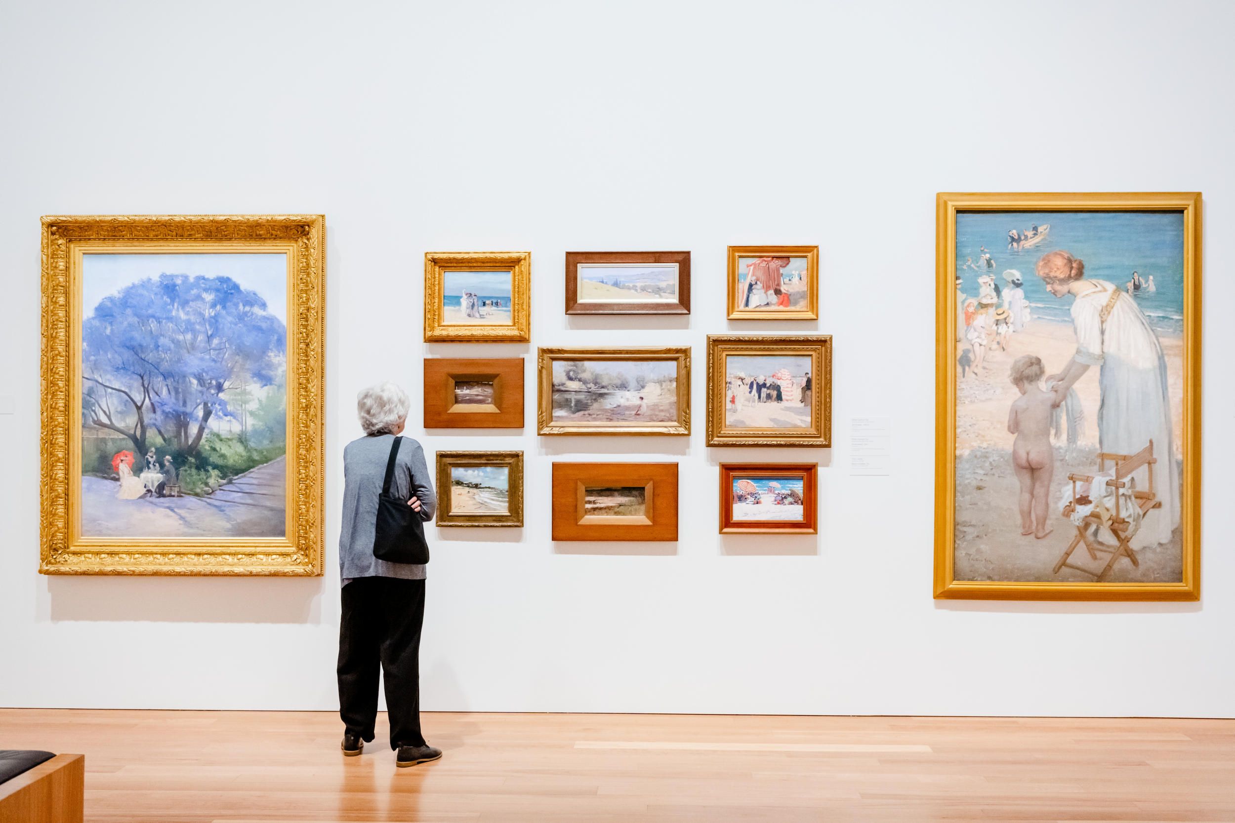 Installation view, Australian Collection Galleries, Queensland Art Gallery.