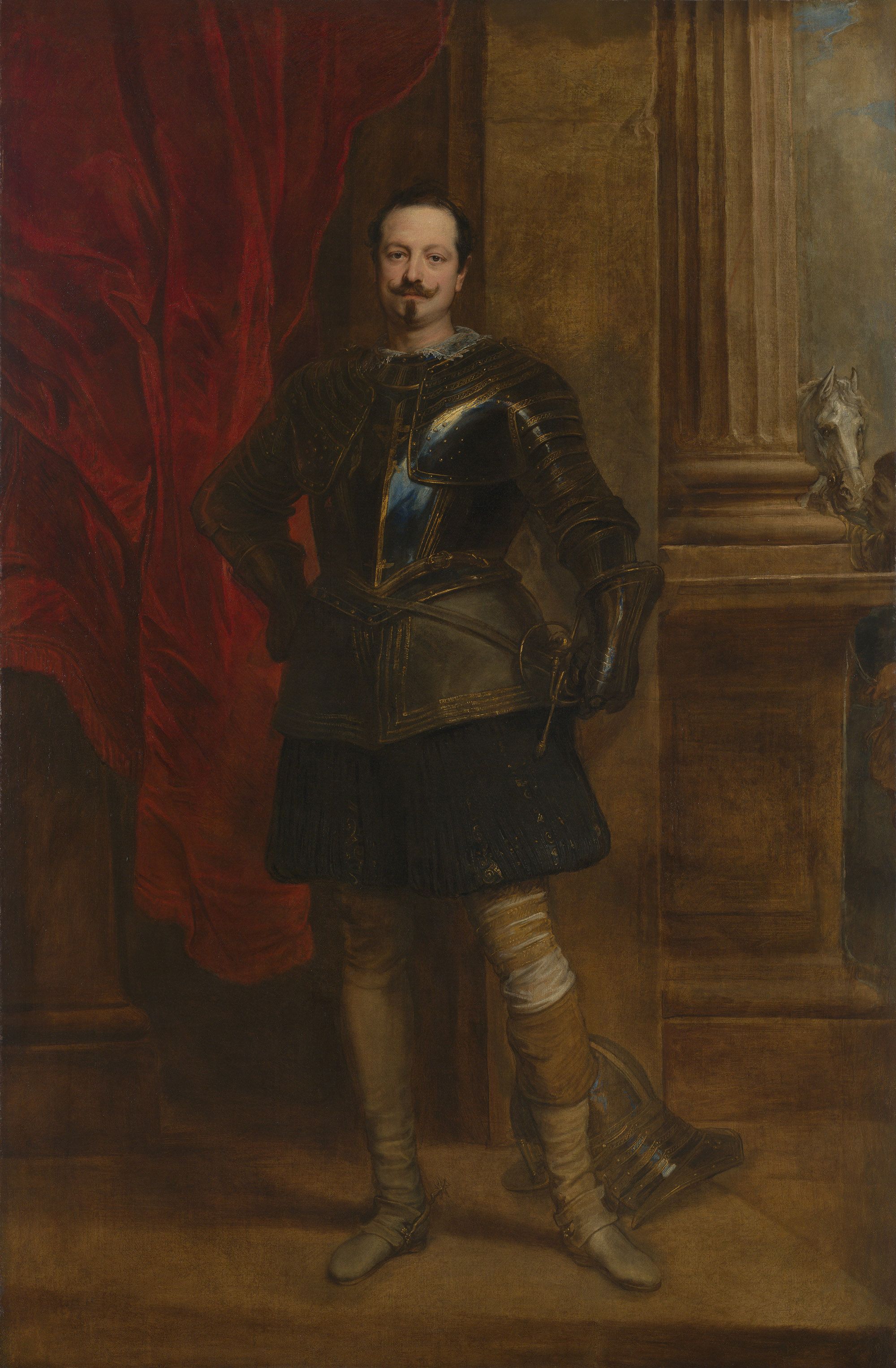 Anthony van Dyck, Flanders 1599–1641 / Portrait of Marchese Filippo Spinola c.1622-27 / Oil on canvas / 218.3 x 139.6cm / Purchased 1981. QAG Foundation. Dedicated 1998 to Sir George Fisher CMG inaugural President of the Foundation (1979–85) in recognition of his distinguished service / Collection: Queensland Art Gallery | Gallery of Modern Art