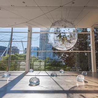 Harvest Installation view Tomás Saraceno Biospheres