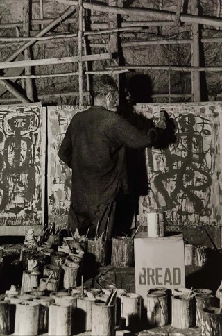 Robert Walker, Australia 1922–2007 / Ian Fairweather (from ‘Hut’ series) 1966, printed 2006 / Gelatin silver photograph / 39.8 x 29.3cm / Purchased 2007. Queensland Art Gallery Foundation / Collection: Queensland Art Gallery | Gallery of Modern Art / © Robert Walker/Copyright Agency, 2019