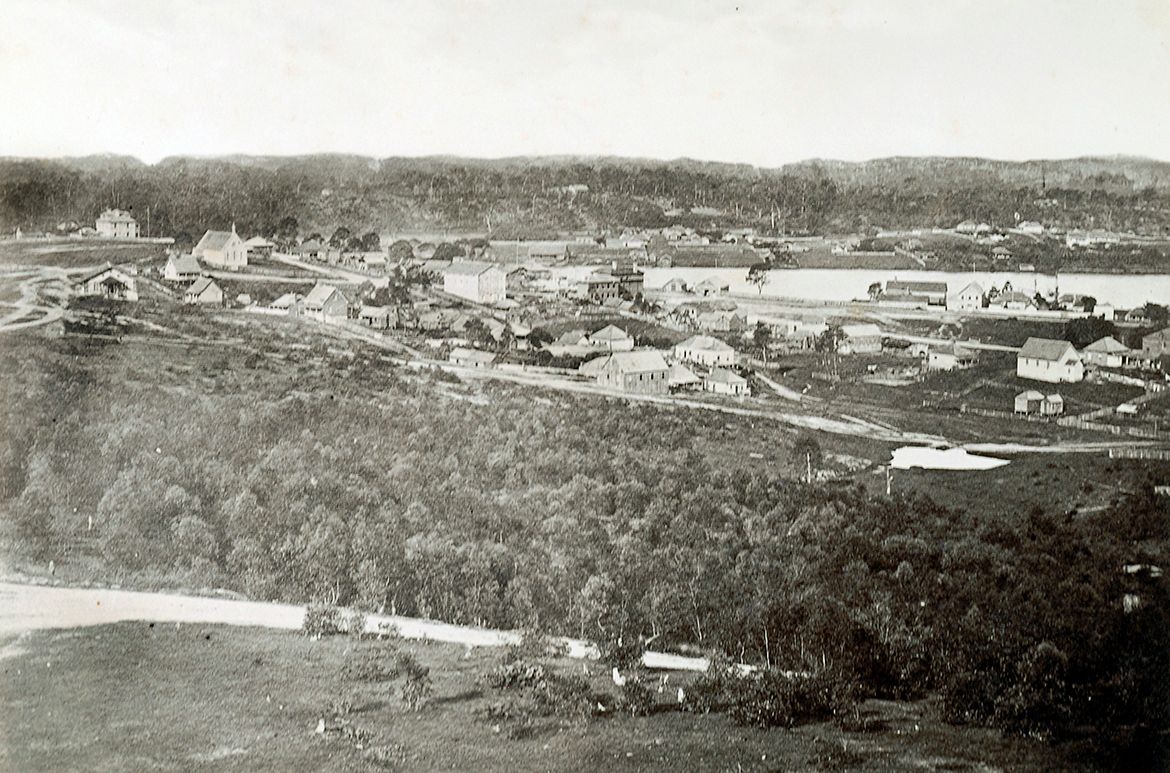 Brisbane from Wickham Terrace looking towards Kangaroo Point 1860 / 99183859029002061 / Courtesy: John Oxley Library, State Library of Queensland, Brisbane