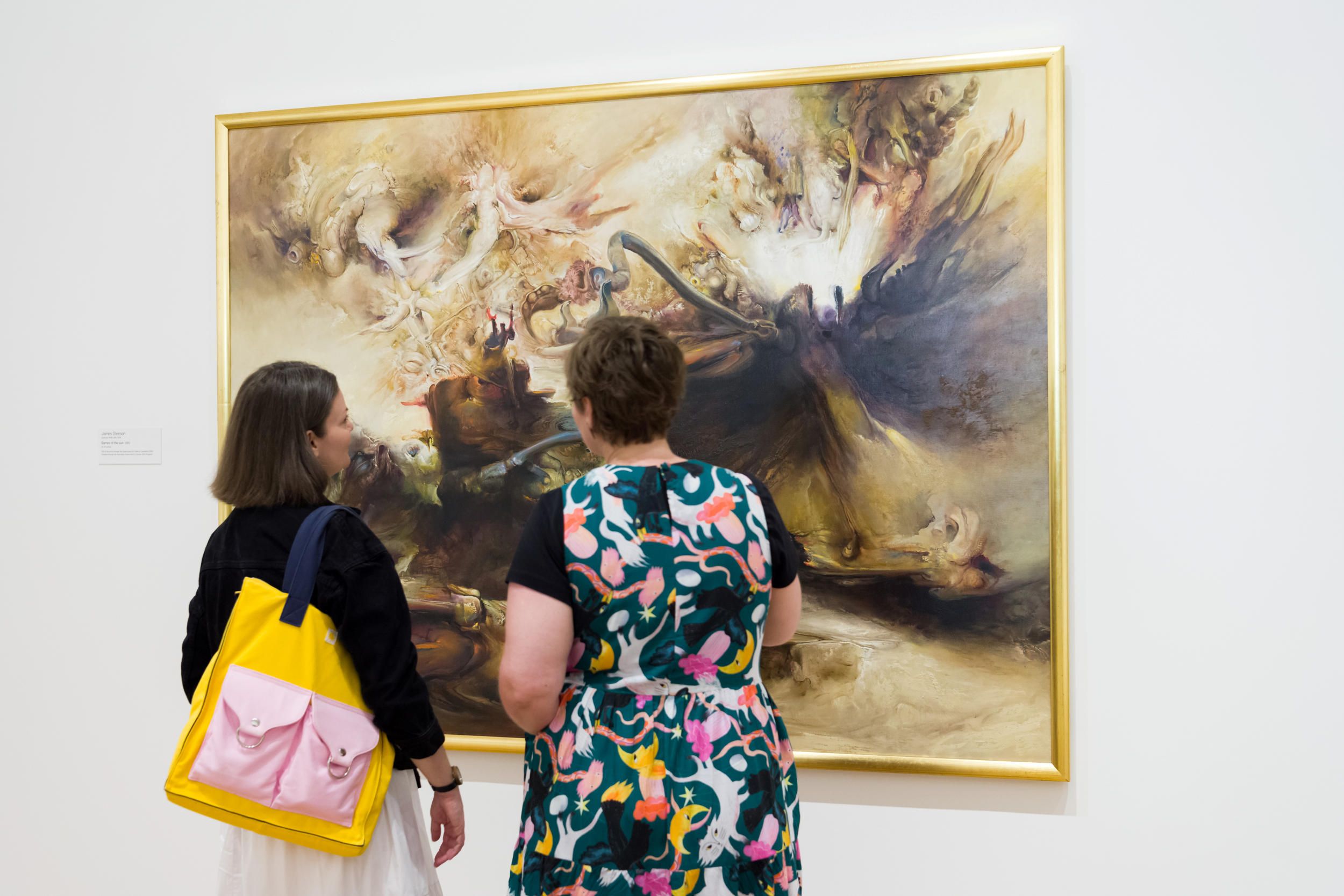James Gleeson / Games of the sun 1992 (installation view) / Gift of the artist through the QAGOMA Foundation, 2000. Donated through the Australian Government's Cultural Gifts Program / Collection: QAGOMA / © James Gleeson