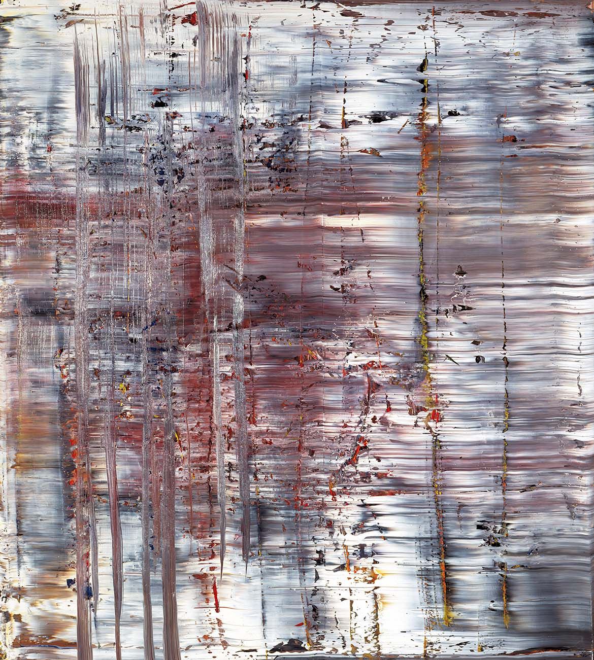Gerhard Richter, Germany b.1932 / Abstract painting (722-3) 1990 / Oil on canvas / 200 x 180cm / Collection: Albertinum / Galerie Neue Meister, Staatliche Kunstsammlungen Dresden / © Gerhard Richter