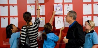 William Yang’s Australia Now in ‘The China Project for Kids’, ‘The China Project exhibition’. Photograph: Natasha Harth
