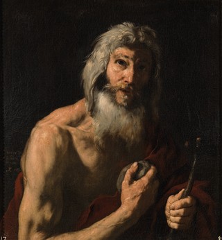Jusepe de Ribera, 1591 Játiva, Valencia – 1652 Naples / Penitent Saint Jerome (San Jeronimo penitente) 1652 / Oil on canvas / Collection: Museo Nacional del Prado, Madrid / © Photographic Archive, Museo Nacional del Prado, Madrid