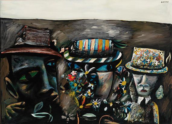 Charles Blackman / The family c.1955 / Oil and enamel on masonite / Gift of Barbara Blackman 2000, donated through the Australian Government’s Cultural Gifts Program / Collection: National Portrait Gallery, Canberra / © Charles Raymond Blackman. Licensed by Viscopy, Sydney, 2015