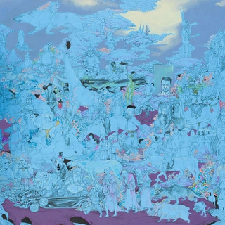 Baatarzorig Batjargal, Mongolia b.1983 / Nomads (detail) 2014 / Synthetic polymer paint on canvas / 100 x 150cm / Purchased 2015. Queensland Art Gallery | Gallery of Modern Art Foundation Grant / Collection: Queensland Art Gallery | Gallery of Modern Art / © Baatarzorig Batjargal