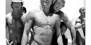 Tamarama Lifesavers 1981 / Inkjet print on Hahnemuhle Fine Art Pearl / 39 x 70cm / © William Yang