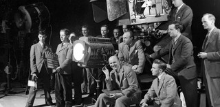 Behind the scenes photograph from the set of A Matter of Life and Death 1946 / Image courtesy: Park Circus/ITV Studios