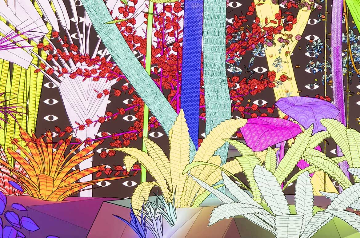 Nicolas Molé, France/New Caledonia b.1975 / IIs vous regardent (They look at you) 2015, reconfigured 2017 / Mixed media installation / Purchased 2017 with funds from the bequest of Jennifer Taylor through the Queensland Art Gallery | Gallery of Modern Art Foundation / Collection: Queensland Art Gallery | Gallery of Modern Art / © Nicolas Molé