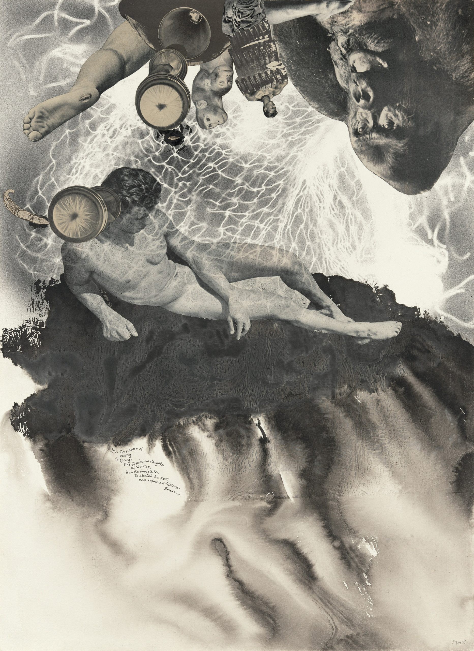 James Gleeson experiments with collage – QAGOMA Stories – Queensland ...