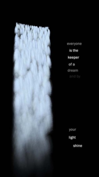 Grant Stevens Tranquility Falls, 2013, digital video, 3 min 3 sec