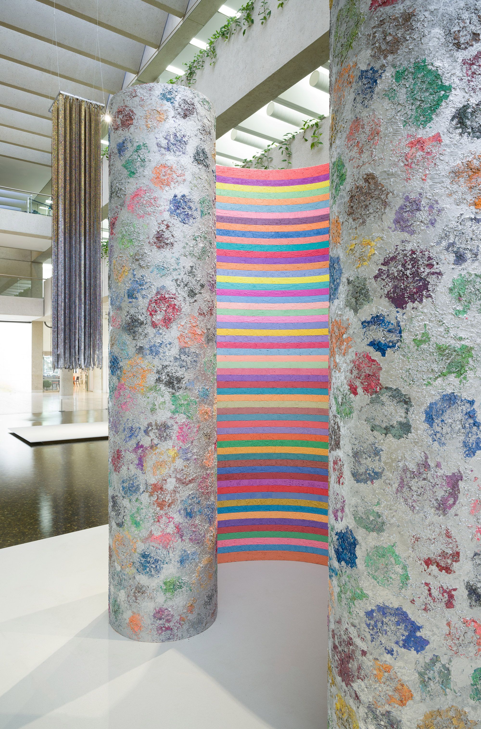 Mit Jai Inn, Thailand b.1960 / Untitled (Scroll#APT) (detail) 2024 / Oil on canvas / 300 x 600cm / Purchased 2024 with funds from Tim Fairfax AC through the QAGOMA Foundation / Collection: Queensland Art Gallery | Gallery of Modern Art / © Mit Jai Inn