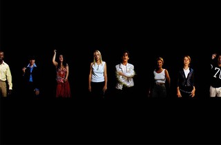 BREITZ, Candice South Africa b.1972 King (a portrait of Michael Jackson) 2005 16-channel video installation: 42:20 minutes, colour, sound ed. 3/6 500 x 1200cm (installed, variable) Acc. 2008.239a-b Purchased 2008 with funds from Tim Fairfax, AM, through the Queensland Art Gallery Foundation