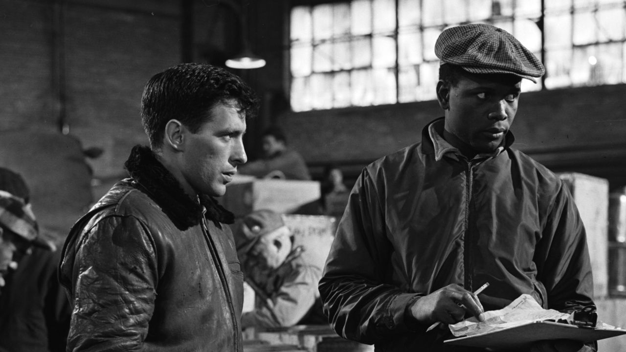 Production still from Edge of the City 1955 / Dir: Martin Ritt / Image courtesy: Roadshow Films 