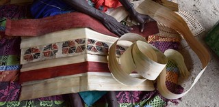 Image: Elizabeth Watsi Saman, preparing Tsinsu, Women’s Wealth workshop, Nazareth Rehabilitation Centre 2017, Chabai, Autonomous Region of Bougainville / Photograph: Ruth McDougall. Women’s Wealth is supported by the Australian Government through the Australian Cultural Diplomacy Grants Program of the Department of Foreign Affairs and Trade