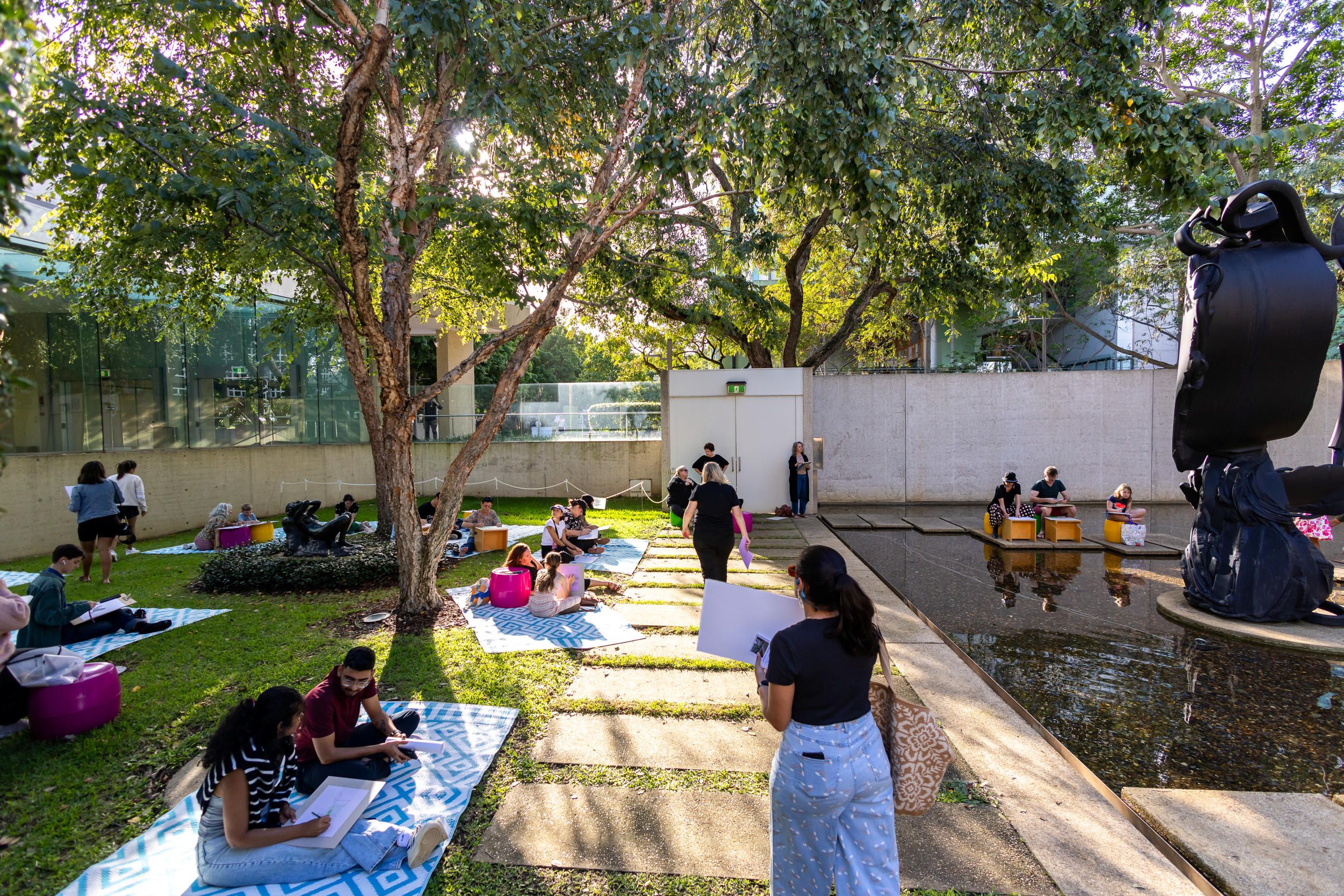 Drawing Festival / May 2025 / Queensland Art Gallery, Brisbane / Photography: K Bennett, QAGOMA / Courtesy: QAGOMA