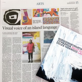 Visual voice of an island language, Arts & Entertainment, The Australian 19 May 2016 / © The Australian