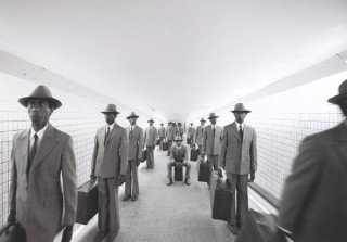 Michael Cook, Bidjara people, Queensland, Australia b.1968 / Majority Rule (Tunnel) 2014 / Inkjet print on paper / 162.5 x 220cm / Purchased 2014. QAGOMA Foundation / Collection: Queensland Art Gallery | Gallery of Modern Art / © Michael Cook