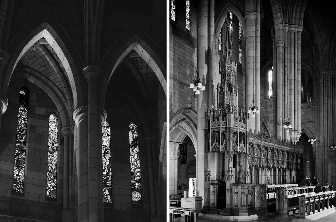 Interior St John’s Cathedral, Brisbane / 99184381670602061, 99184381556402061 / Courtesy: John Oxley Library, State Library of Queensland, Brisbane / Photograph: Richard Stringer / © Richard Stringer Estate