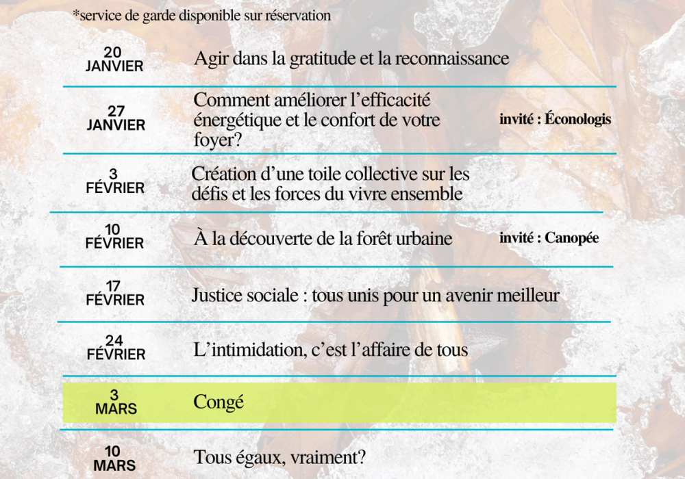 Soirée décaf