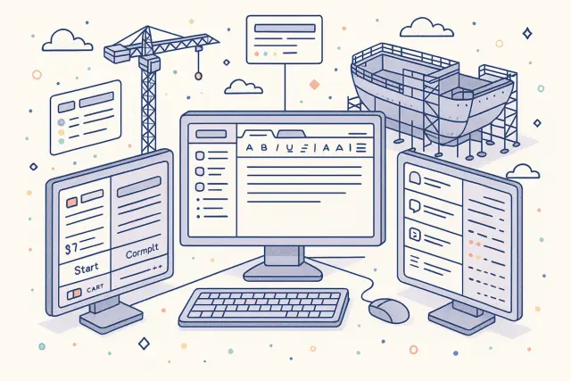 Three-Panel Task Detail View