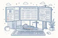 Three-Panel Drydock Detail View