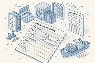 Financial Settings & Tax Management