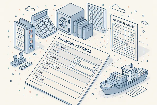 Financial Settings & Tax Management