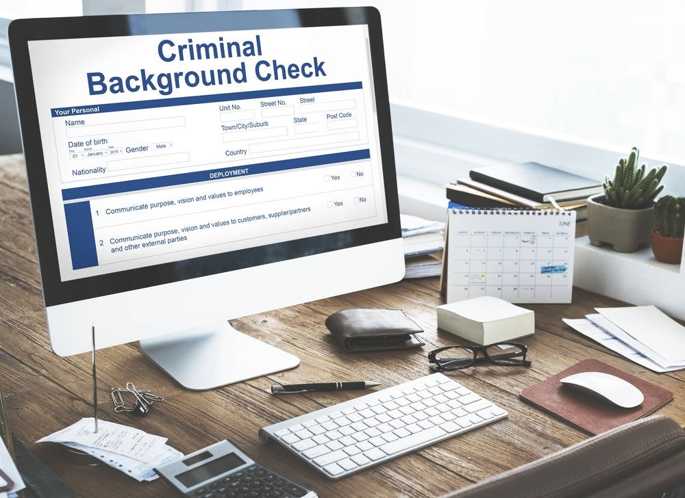 Image does a restraining order show up on a background check