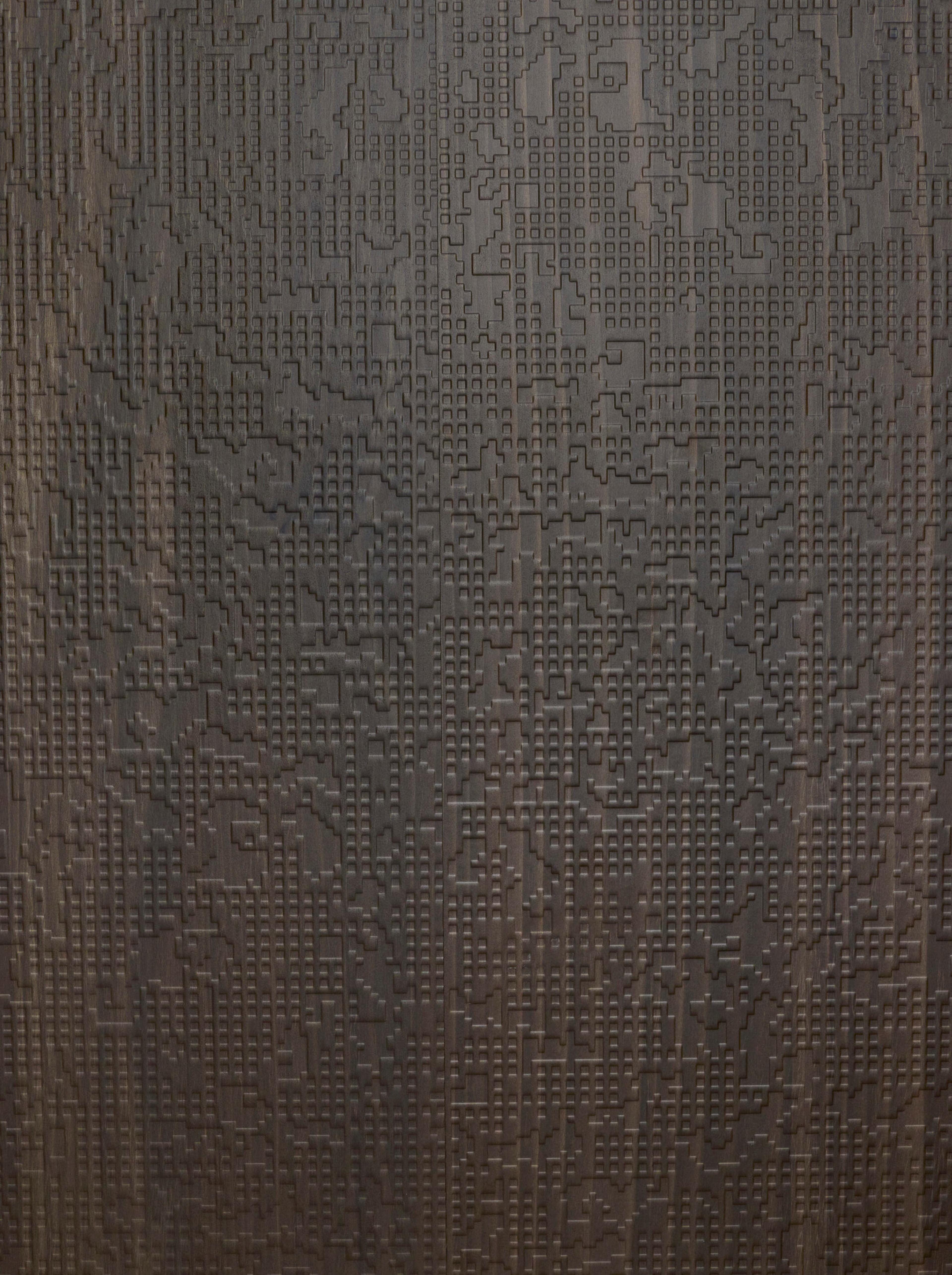 Pixel wood veneer by TABU