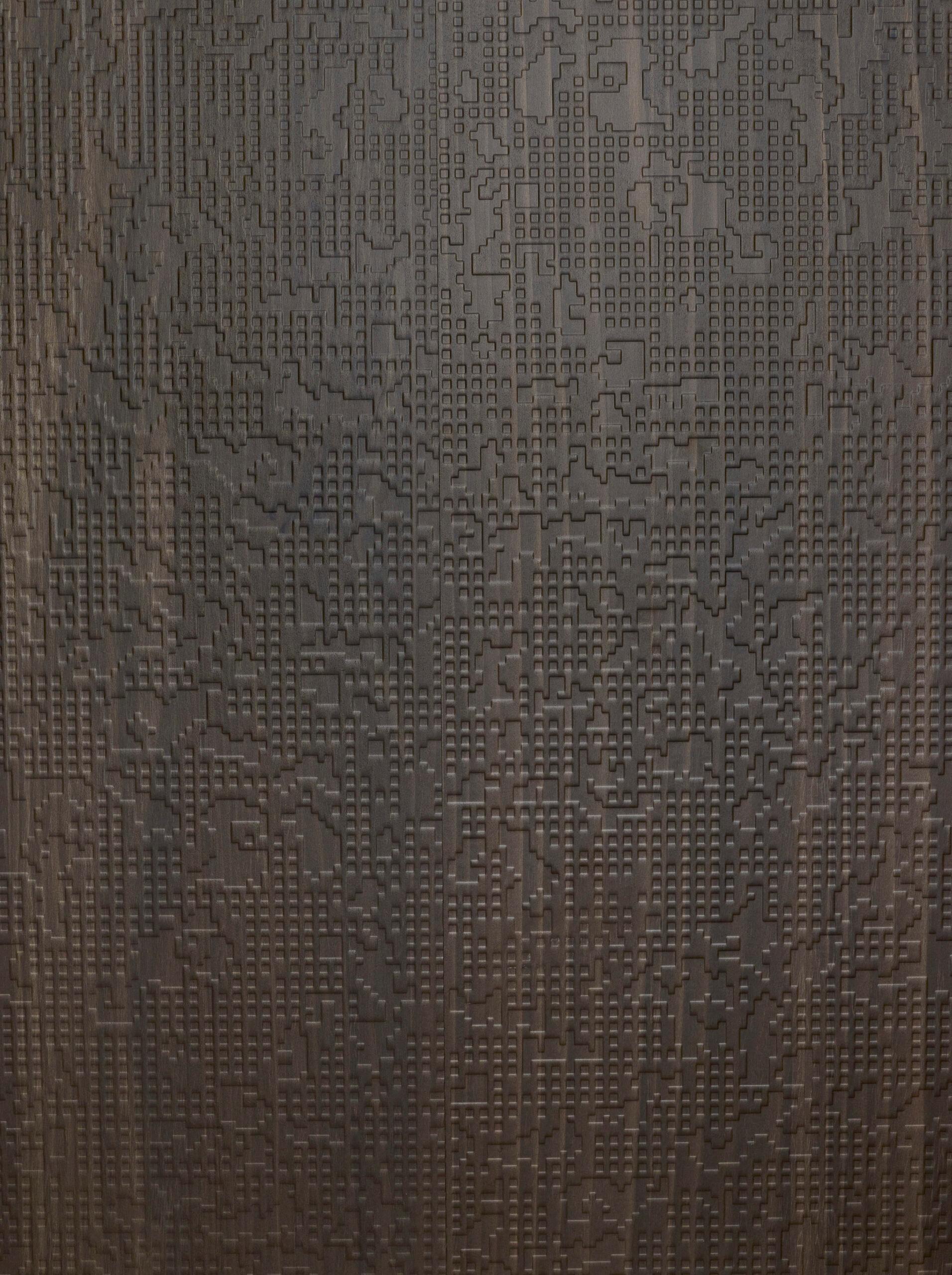 Pixel wood veneer by TABU