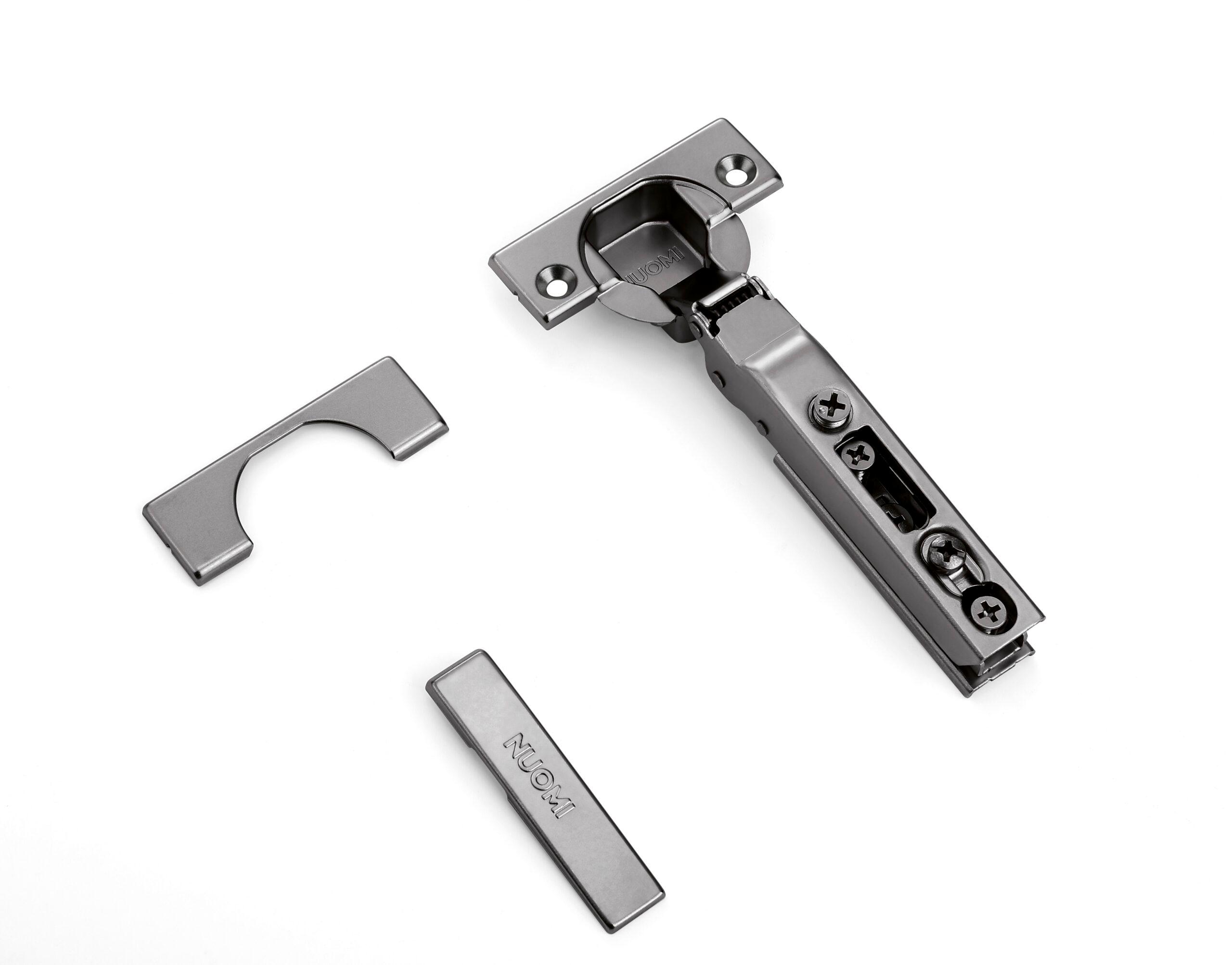 WINGLESS 3D HINGE, furniture fitting by Nuomi