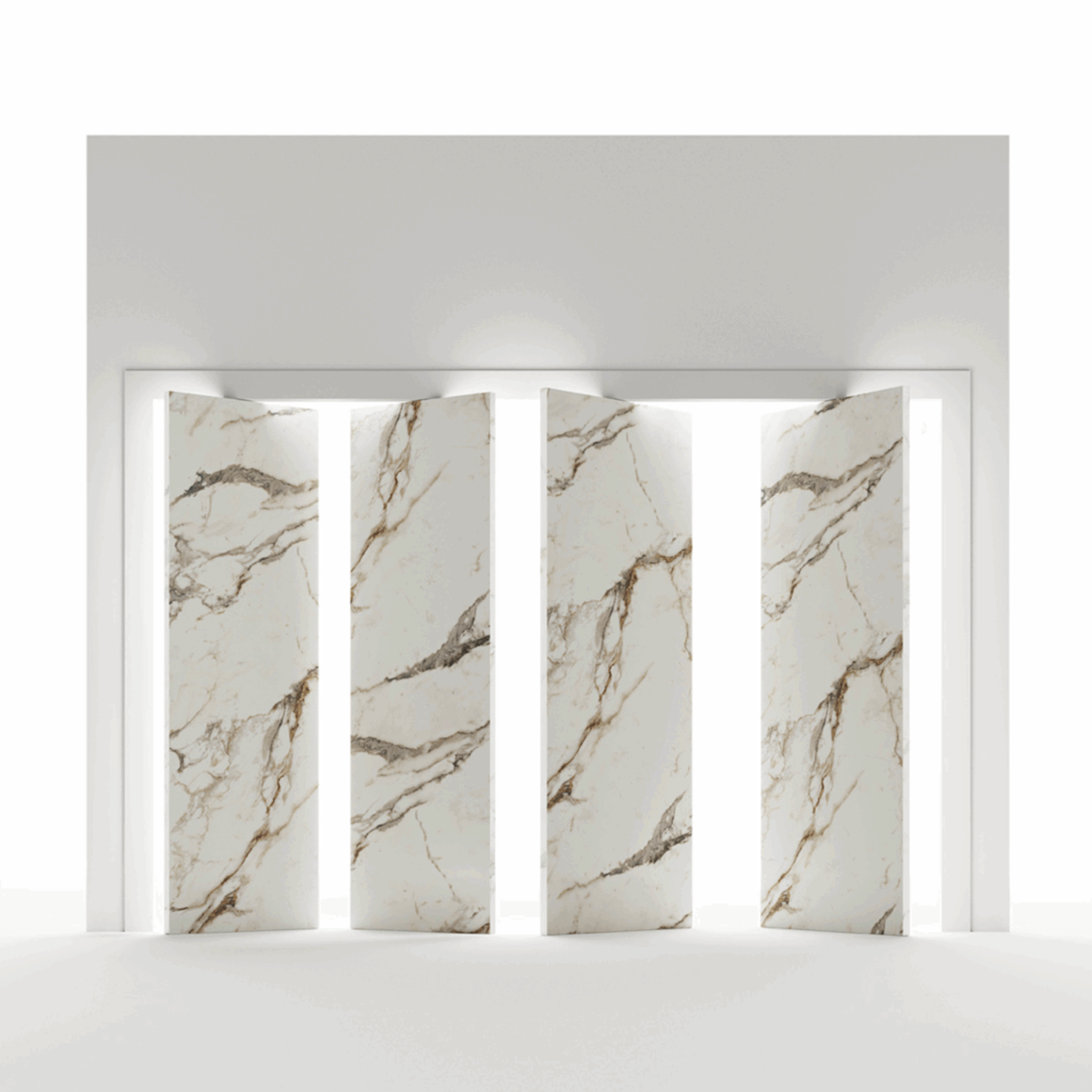 Panel melamine A83 Calacatta Bianco, nga Saviola, pamja 4