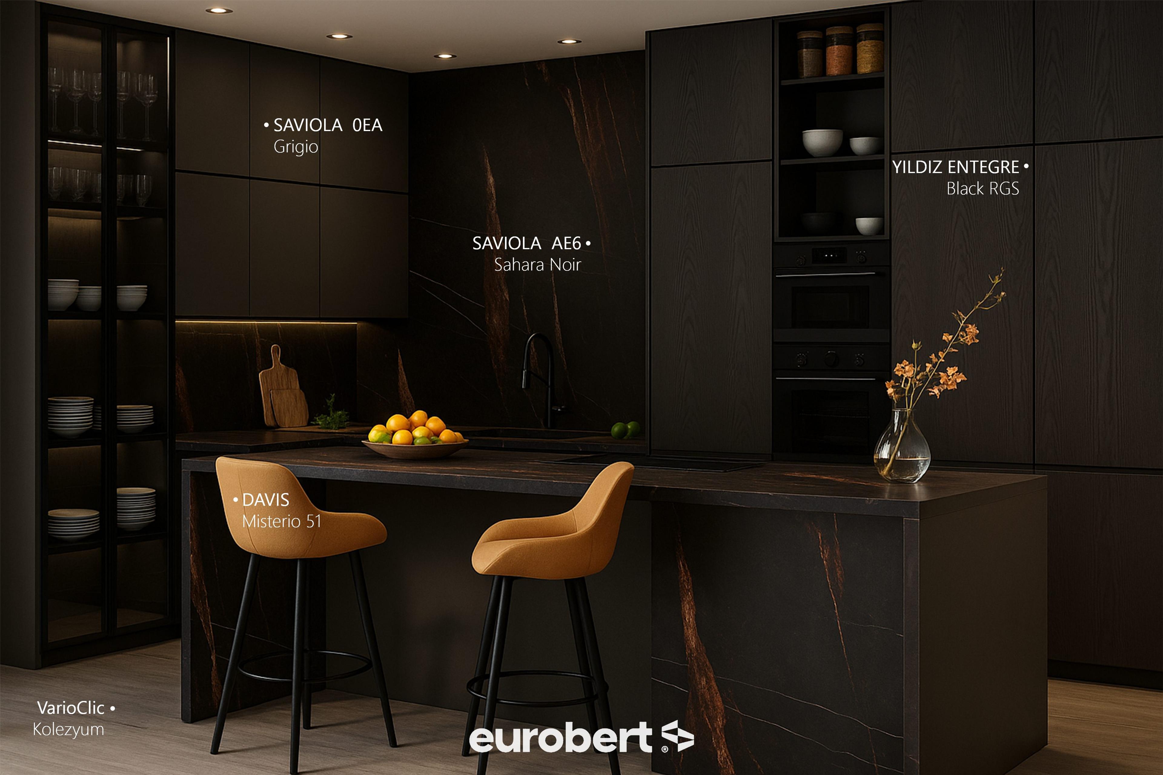 Panel melamine AE6 Sahara Noir, nga Saviola, pamja 2
