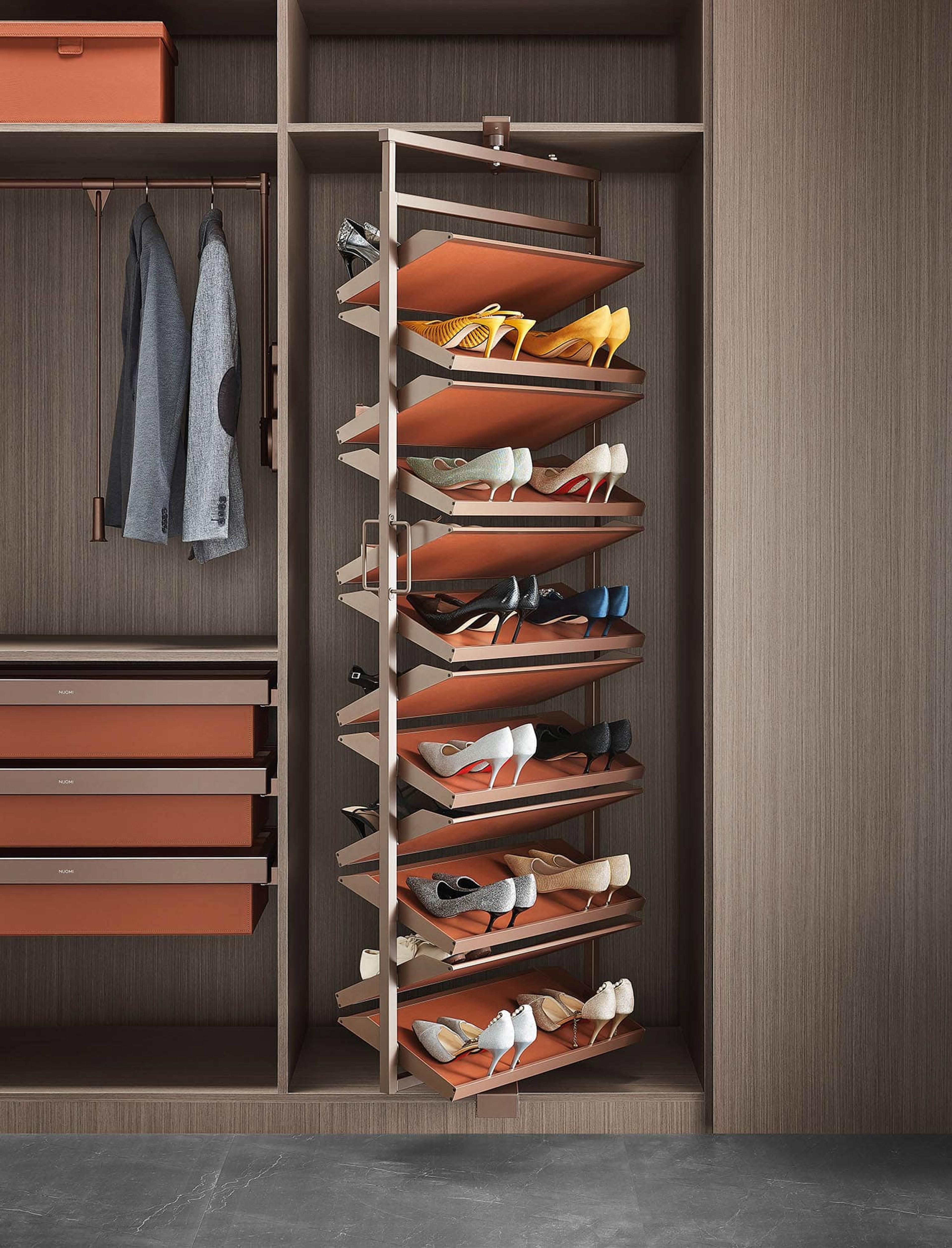 Ralphie Series 360° Rotatable Multi-layer Shoes Rack, furniture fitting by Nuomi