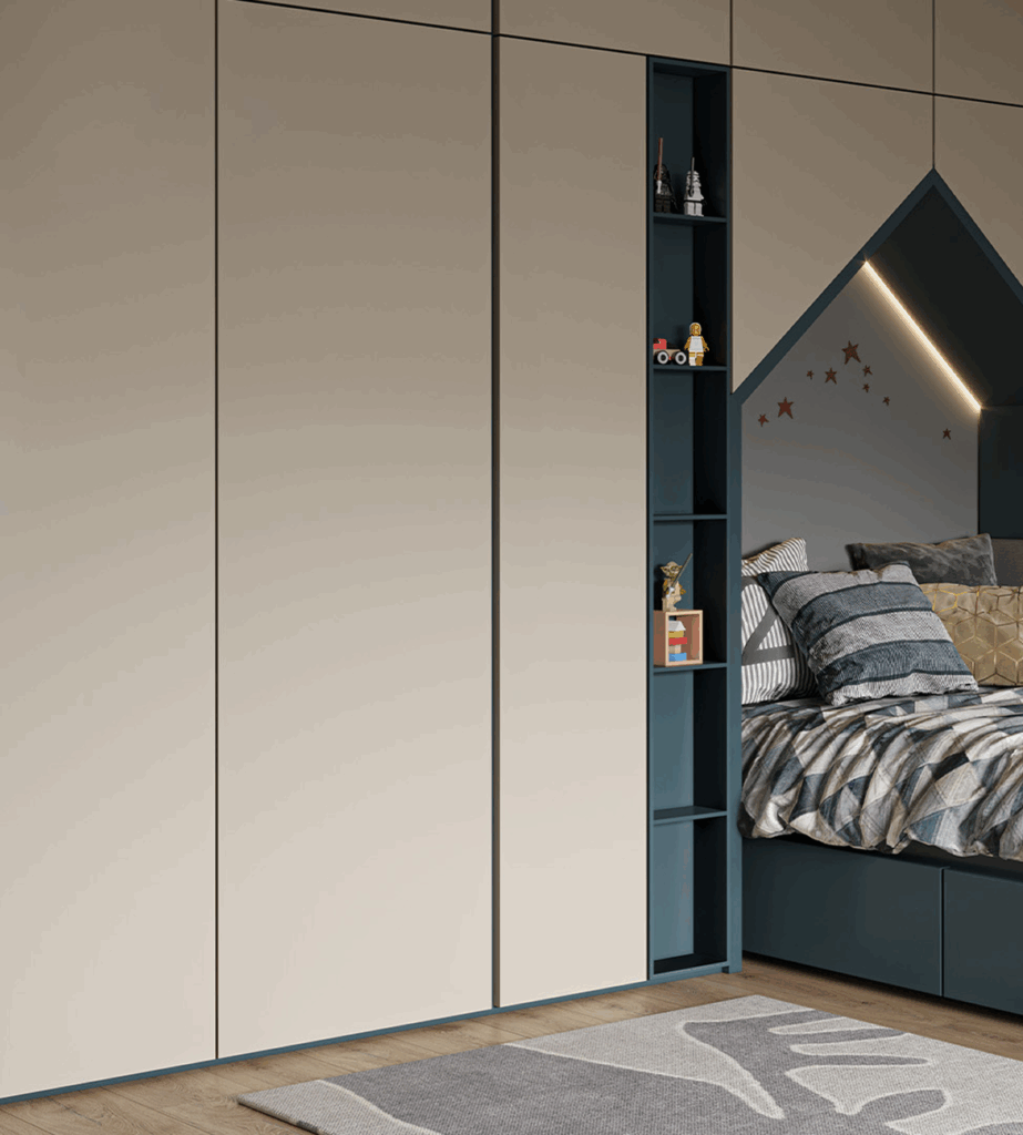 Nil Beige melamine chipboard, view 2