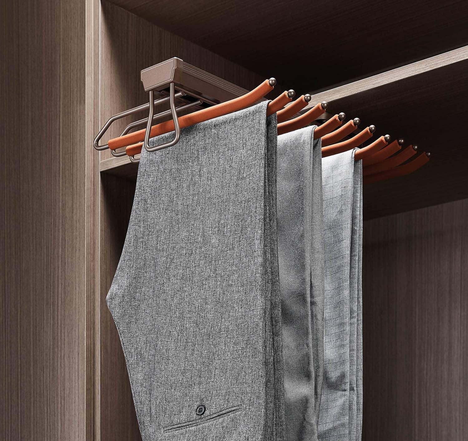 Ralphie Series Soft Close Top-install Trousers Rack, aksesor mobiliesh, nga Nuomi