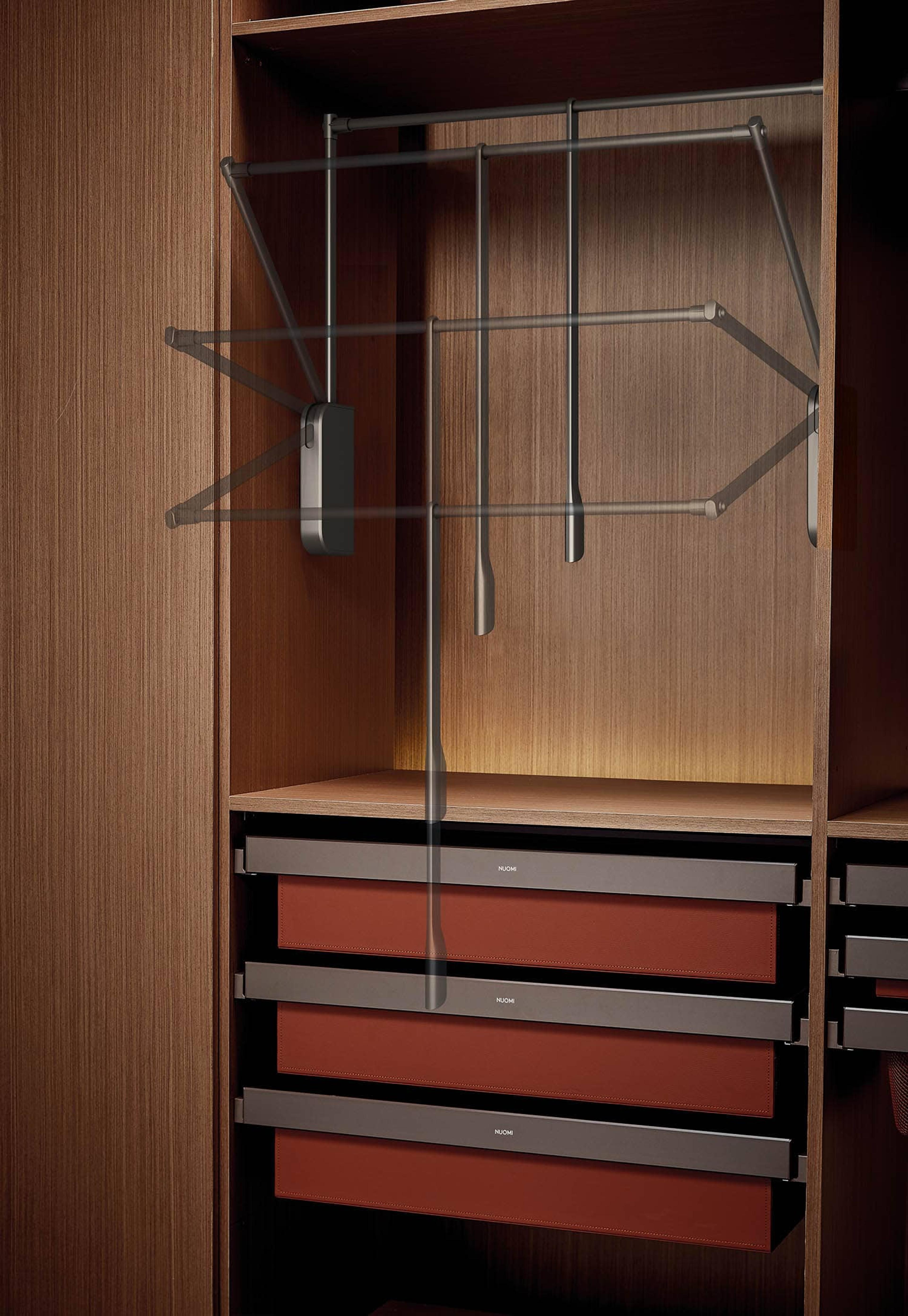 Ralphie Series Soft-close Liftable Hanger, aksesor mobiliesh, nga Nuomi, pamja 2