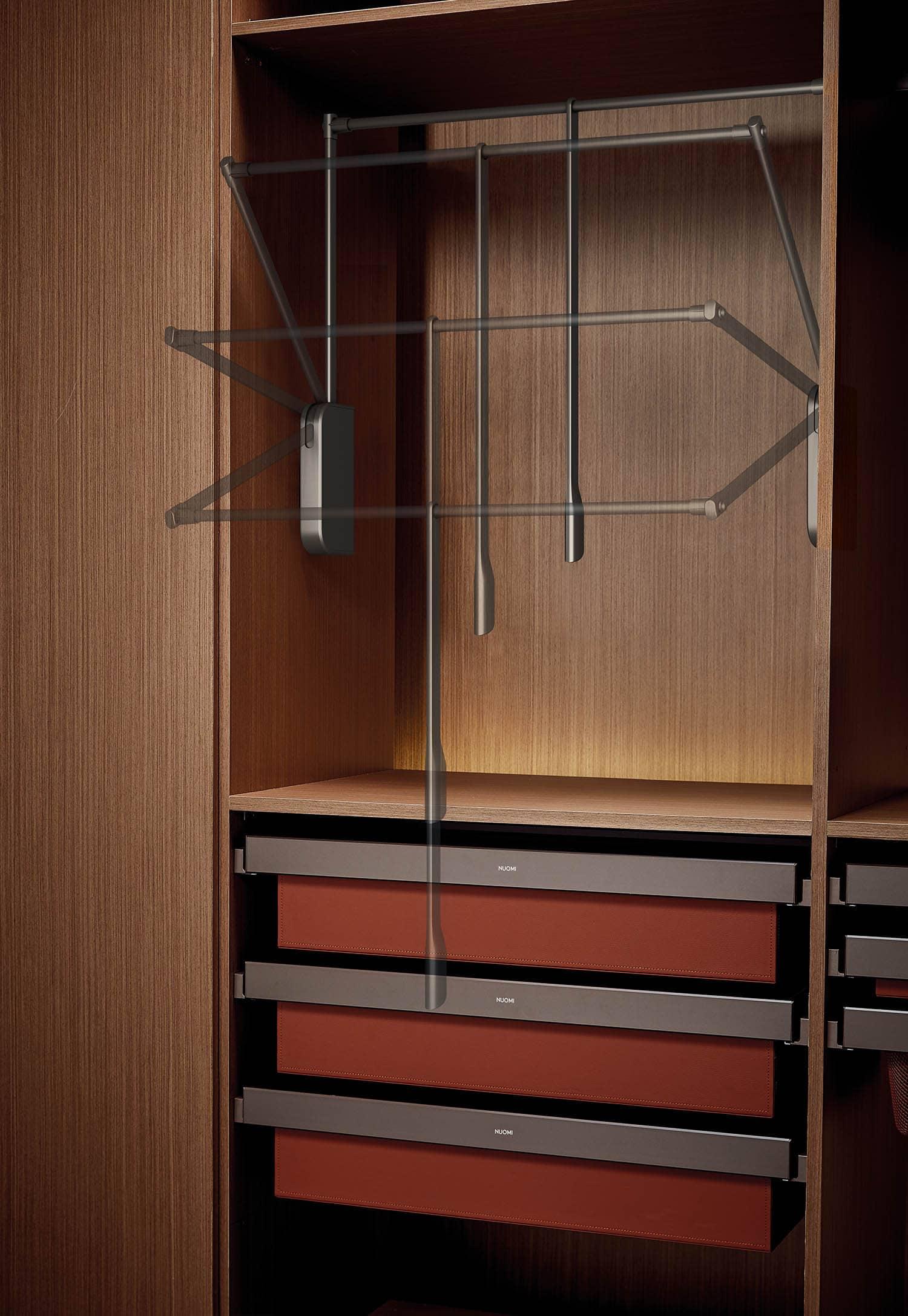 Ralphie Series Soft-close Liftable Hanger, furniture fitting by Nuomi, view 2