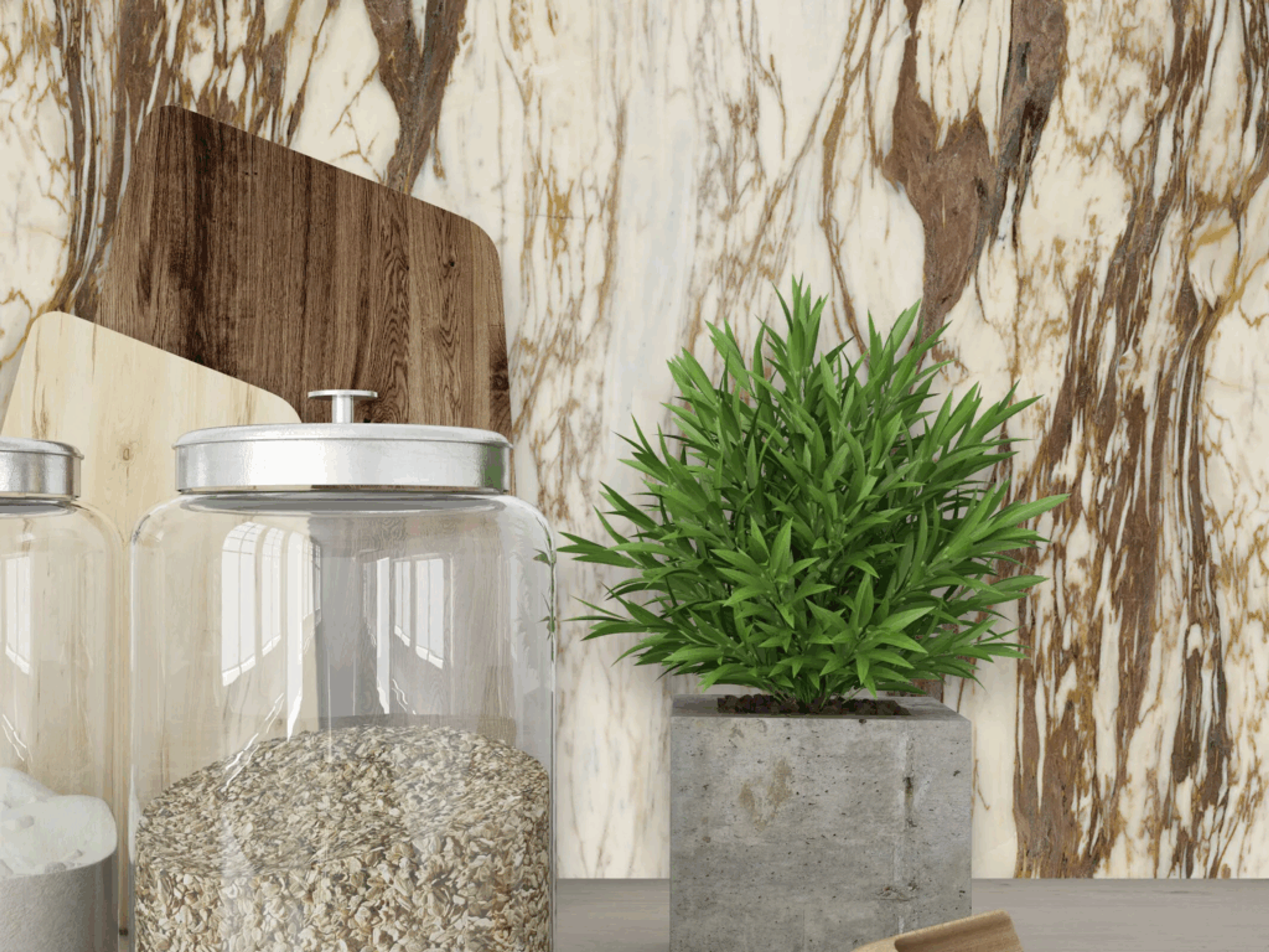 AV8 MARMO ENZO BEIGE kitchen worktop by Saviola, view 3